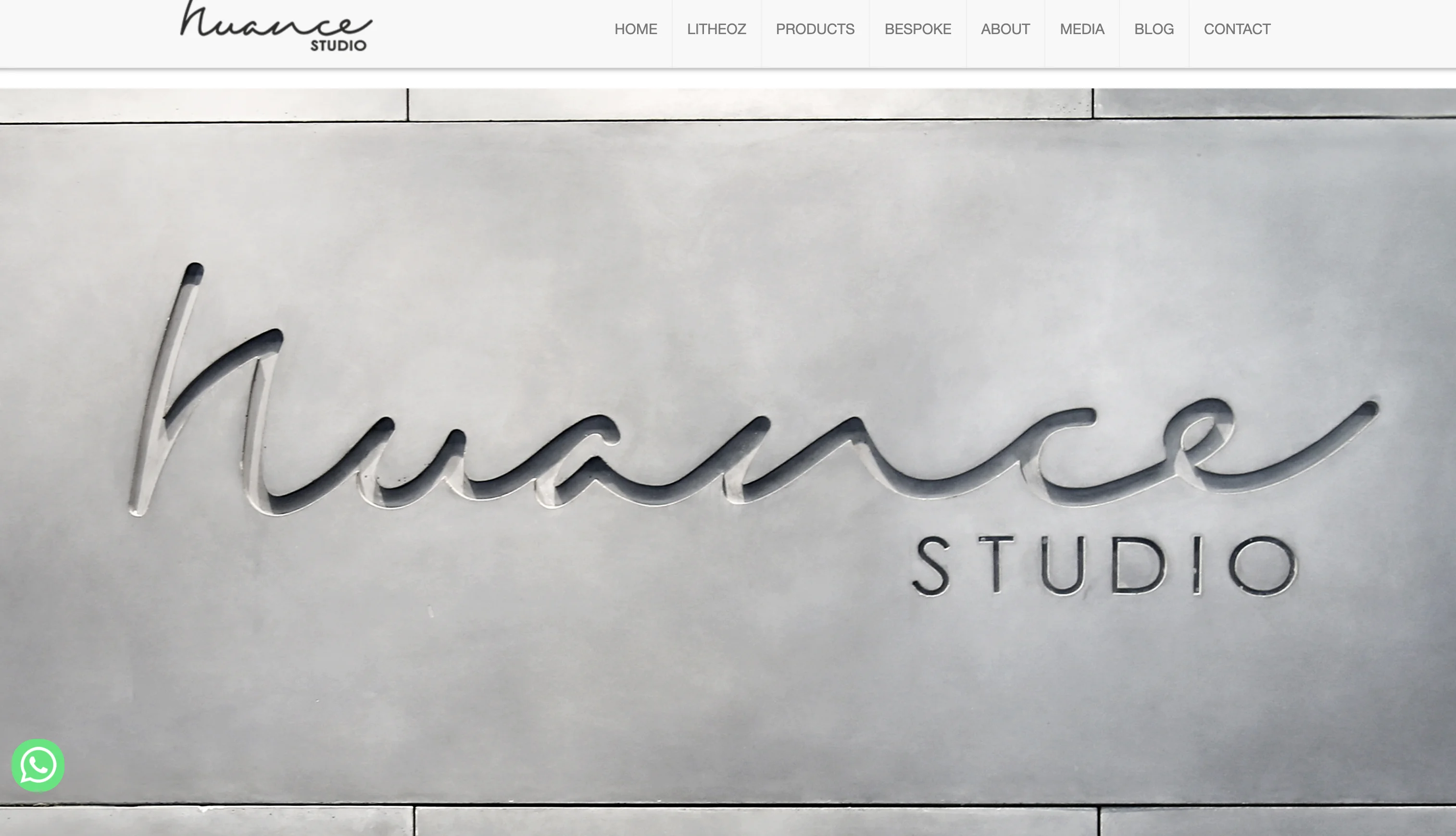 Nuance Studio website screenshot